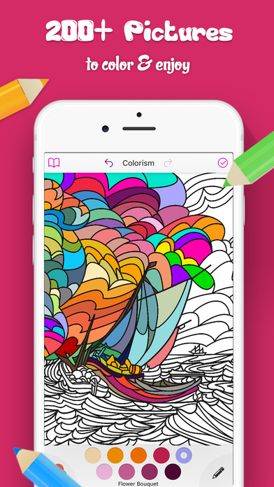 Coloring Book For Adults - Recolor & Color pages screenshot 3