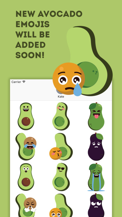 Avocado Emoji screenshot 2