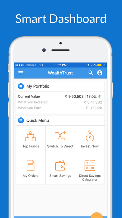 WealthTrust: Mutual Fund App screenshot 3