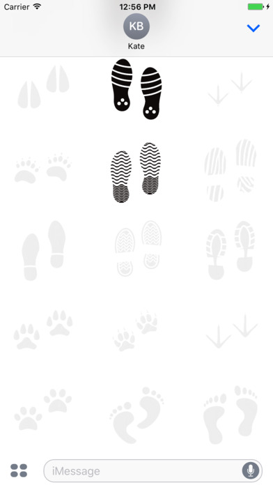 Animated Cute Footprint Stickers screenshot 4