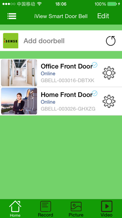iSense Smart Door Bell screenshot 2