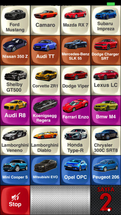 Car Sounds - Sport Cars screenshot 3
