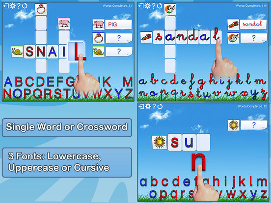 montessori crosswords fun phonics game for kids