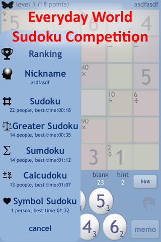 Sudoku 6 Pro screenshot 4