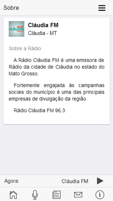 Cláudia FM screenshot 2