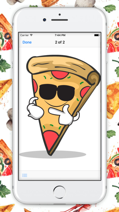 Stringy! Delicious Pizza Emojis screenshot 3