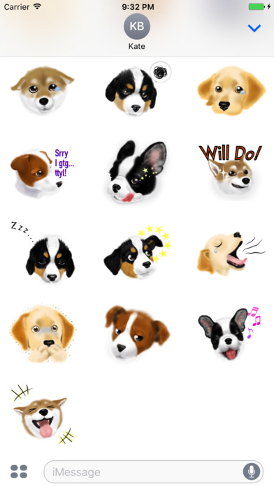 EmojiDog Stickers screenshot 4
