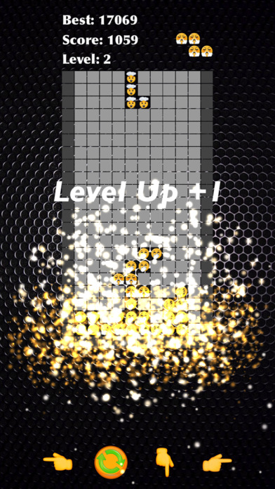 Emojimino: Tetromino Emoji Block Puzzle Fun Game screenshot 2