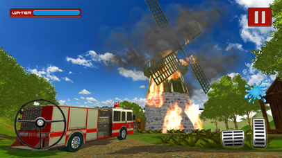 Rescue 911 Fire Truck & Emergency Driving Sim screenshot 2