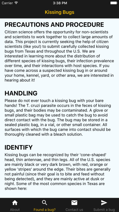 TAMU Kissing Bug screenshot 2