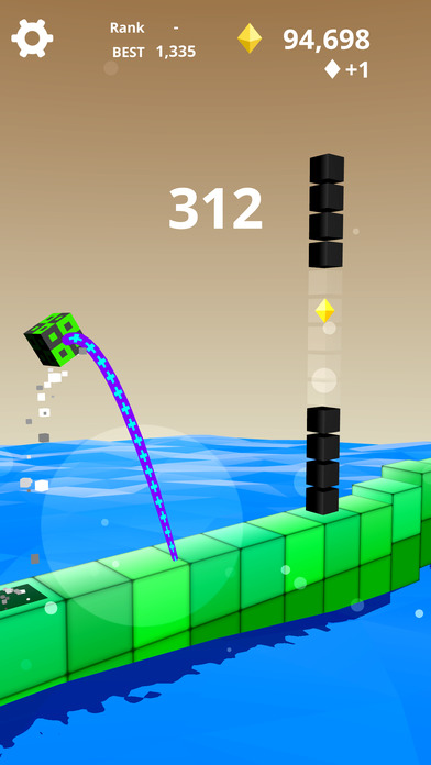 Jump Jump Cube: Endless Square screenshot 2