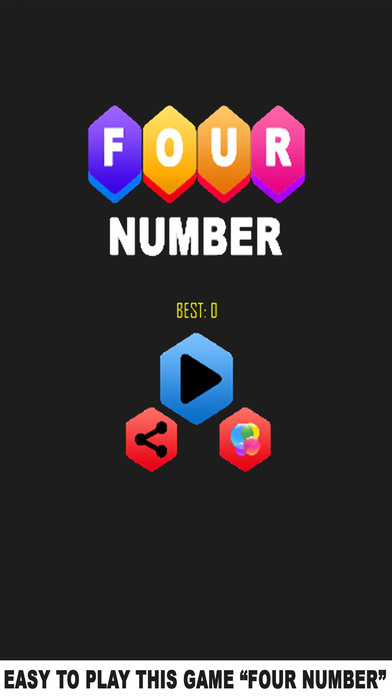 The Four Number - Hexa Puzzle Game screenshot 2