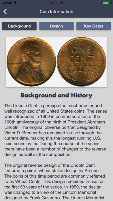 Lincoln Cents - Coin Guide & Collection Tracker screenshot 2