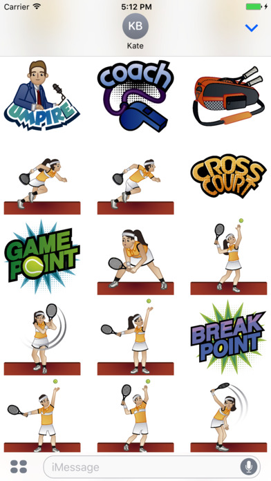 Tennis Emoji screenshot 3
