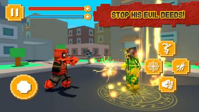 Cube Spider Hero in City 3D screenshot 2