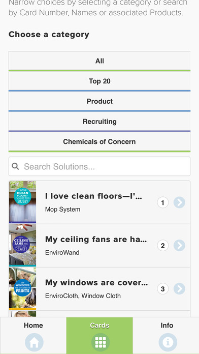 Norwex Real Solutions Cards screenshot 2