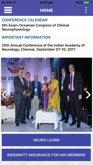 Indian Academy of Neurology screenshot 2