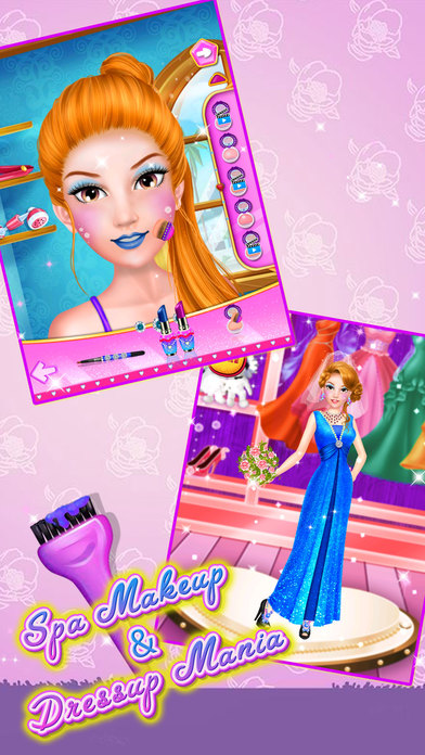 Spa MakeUp & DressUp Mania - Girl Hairstyle Salon screenshot 4