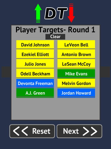 Fantasy Football Draft Tracker screenshot 2