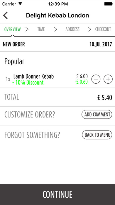 Delight Kebab London screenshot 2