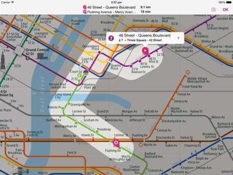 New York Rail Map screenshot 3