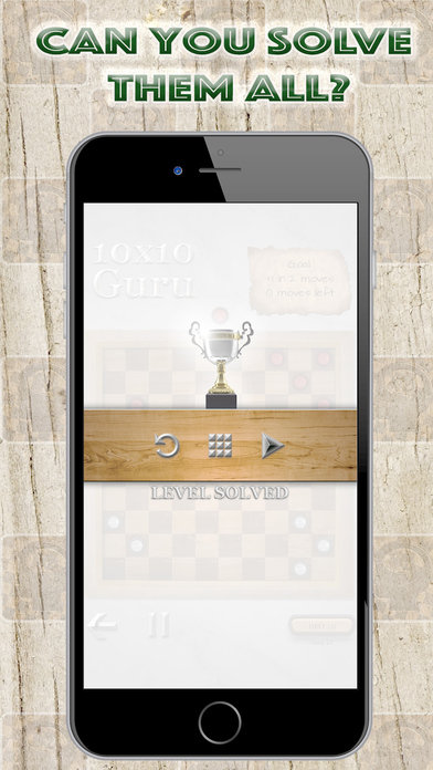 10x10 Guru: checkers puzzles screenshot 2