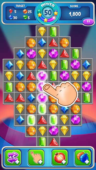Diamond Crush Puzzle Mania screenshot 2