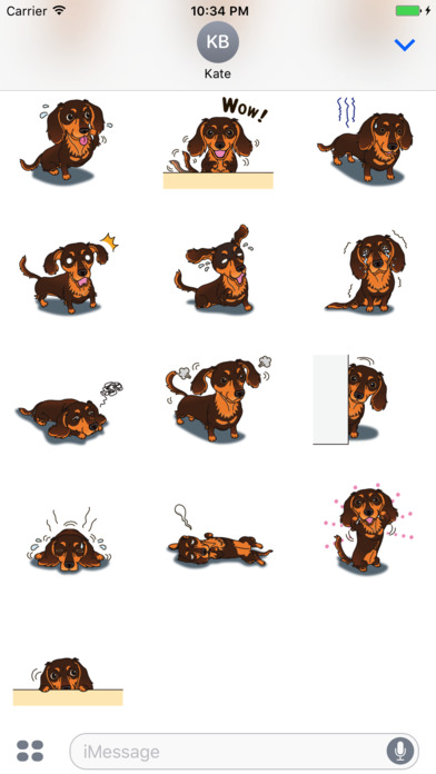 Dachshund The Dog Stickers screenshot 4