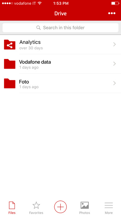 Vodafone Drive screenshot 3