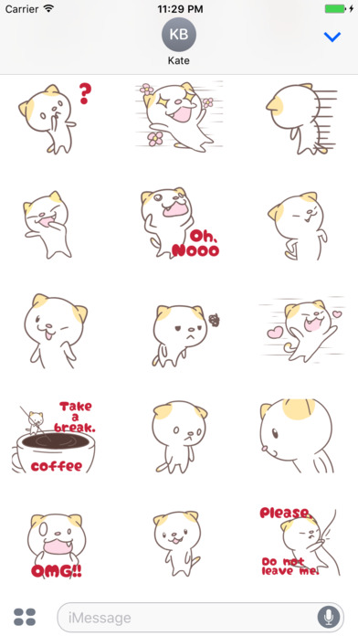 Good Cat Animated Stickers screenshot 3
