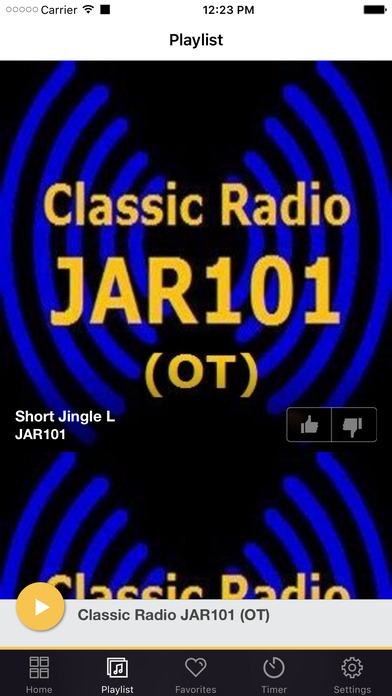 Classic Radio JAR101 (OT) screenshot 2