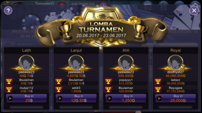 Mango Capsa Susun Tournament screenshot 4