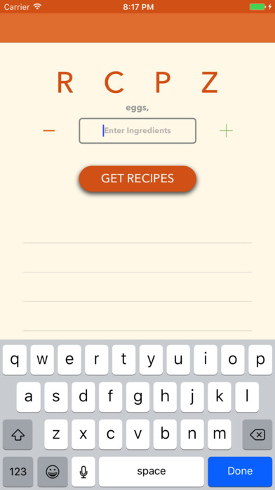 RCPZ - Get recipes using ingredients screenshot 2