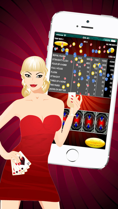 Offline Deluxe Poker - World poker Machine screenshot 4