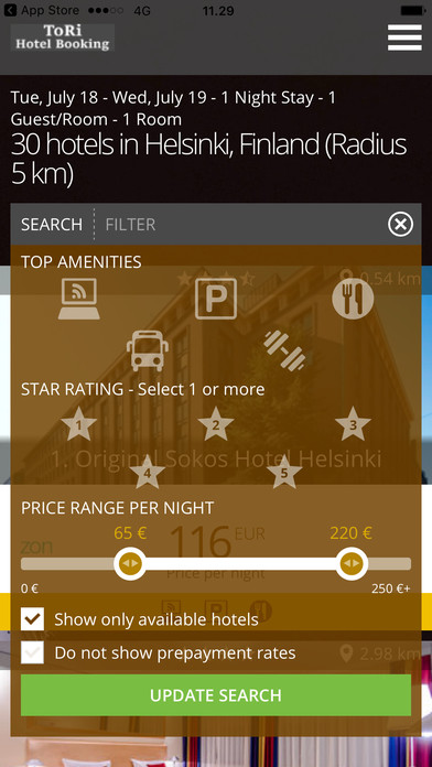 ToRi Hotel Booking Mobile Application screenshot 3