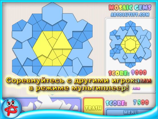 Mosaic Gems: Мозаика - Волшебный Пазл Glassez! на iPad