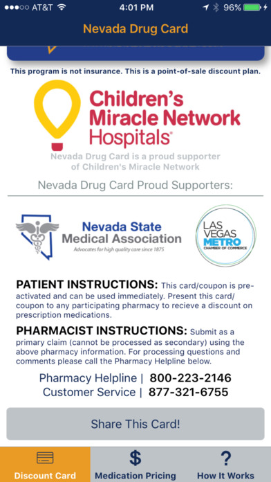 Nevada Drug Card screenshot 4