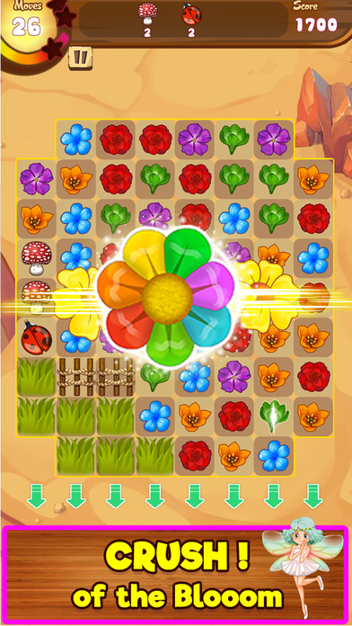 Blossom Garden Match 3 Puzzle Game! screenshot 3