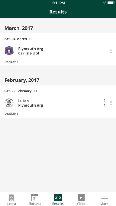 Plymouth Argyle Official App screenshot 3
