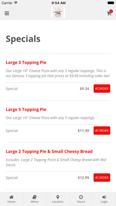 Best Pizzas! Online Ordering screenshot 2