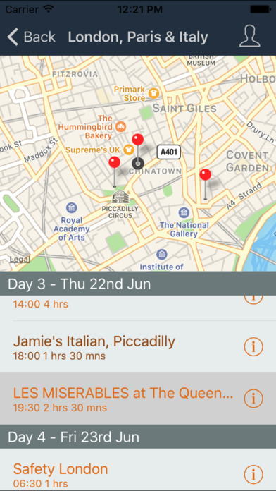 Lingo Tours Itinerary screenshot 2