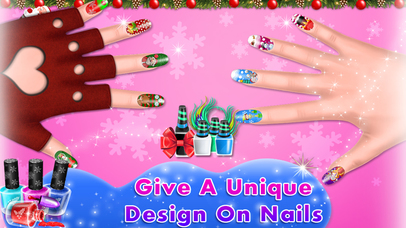 Christmas Doll Nail Art Designs screenshot 4