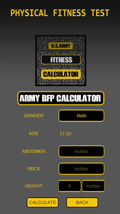 Army Fitness Workout Exercises & APFT Calculator screenshot 2