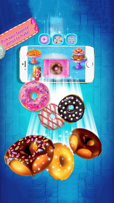 Sweet Donut Maker Cooking game screenshot 2
