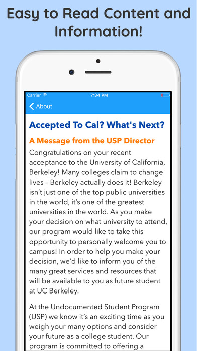 U Dream - Resources for Undocumented Students screenshot 3