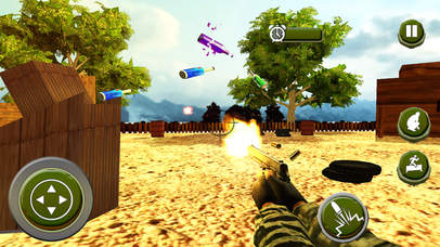 Bottle Shooting Center -The Obstacle Training Camp screenshot 3