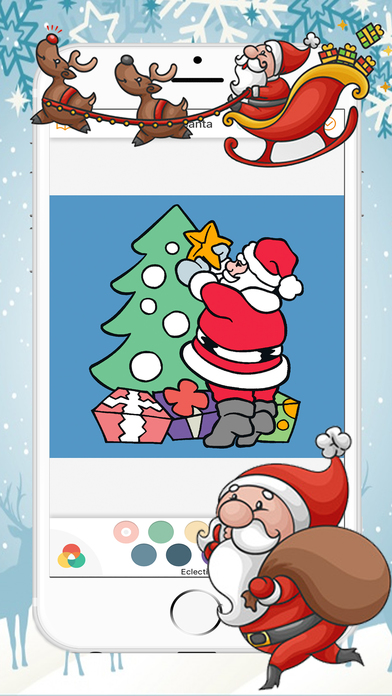 Santa Claus - Merry Christmas Coloring Book screenshot 3