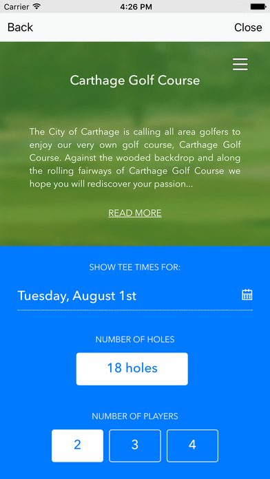 Carthage Golf Course screenshot 3
