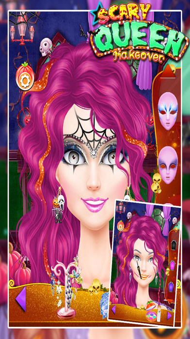 Scary Queen Makeover PRO screenshot 2