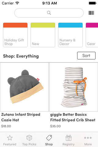 giggle - baby registry & shopping screenshot 2